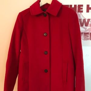 Ralph Lauren Red Peacoat